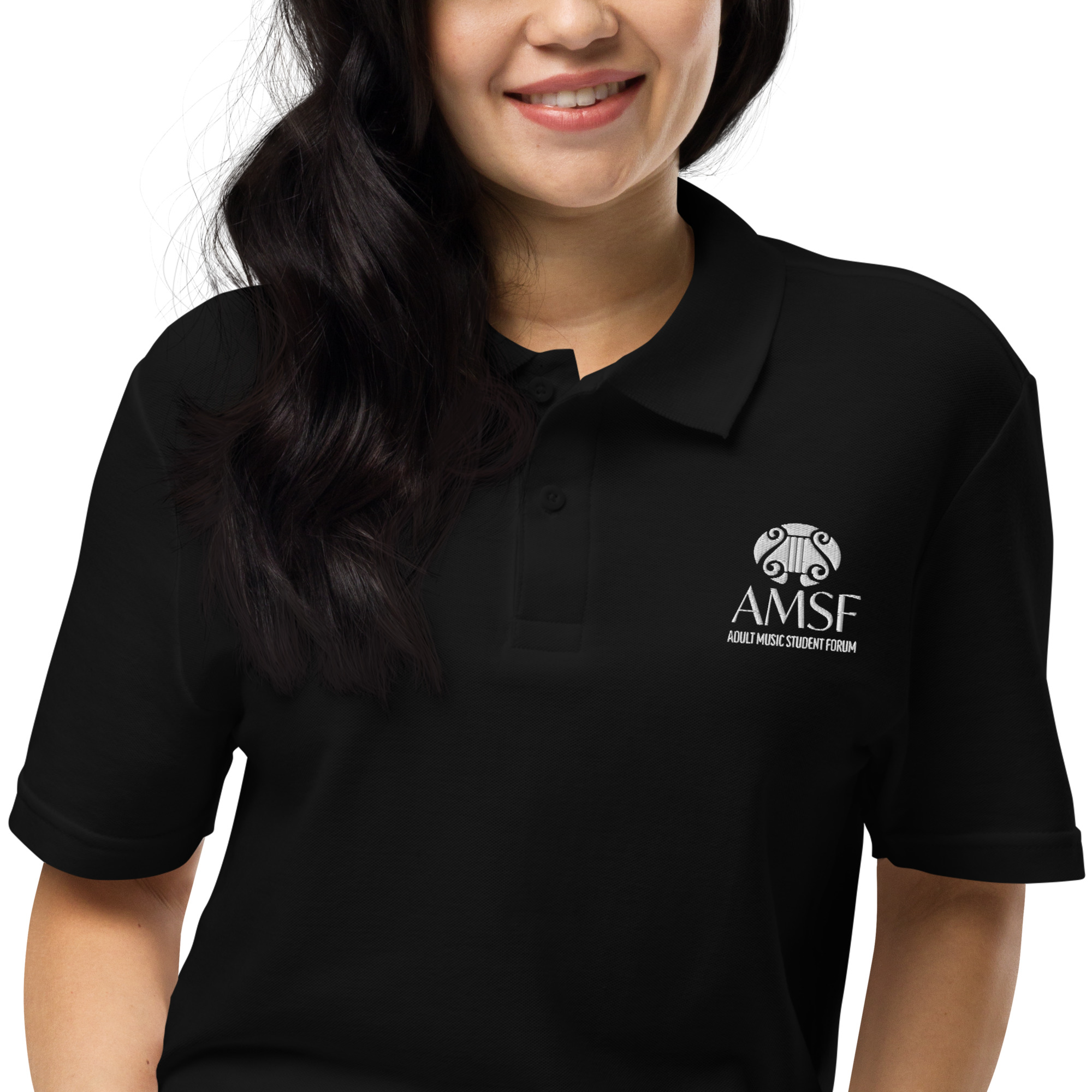 Unisex pique polo shirt - Image 2